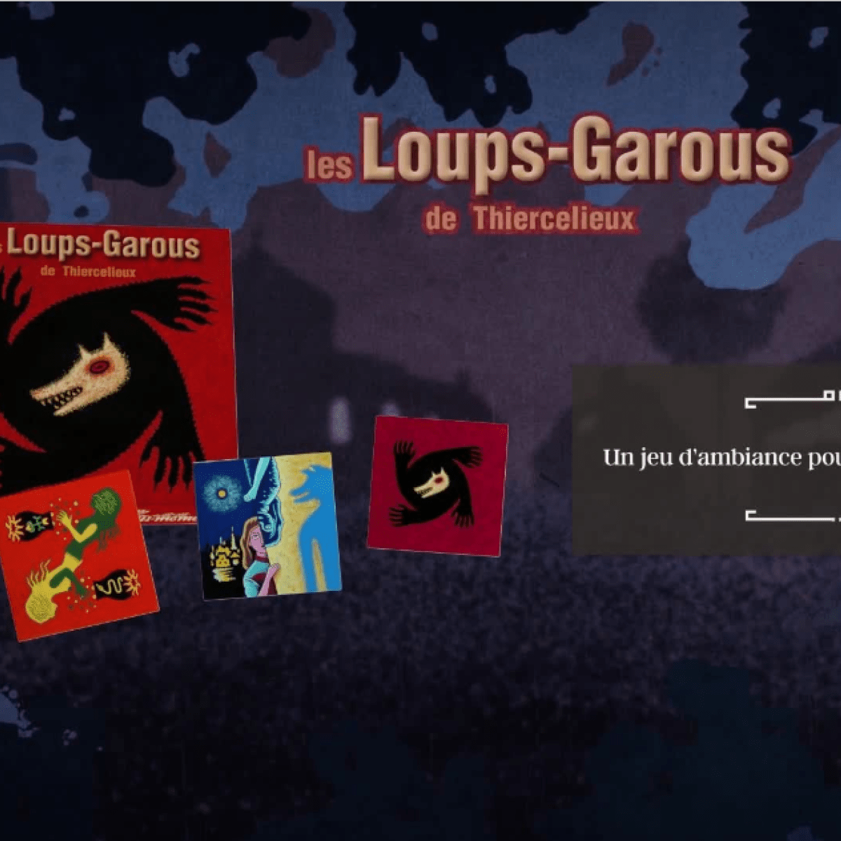 Loup Garou Jeu Carte A Imprimer Pdf Les Loups Garous De Thiercelieux Recueil Des Nouveaux